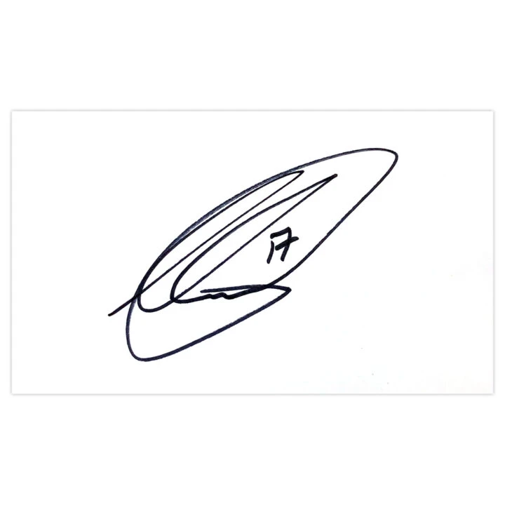 Signed Liam Trotter White Card - Bolton Wanderers Icon