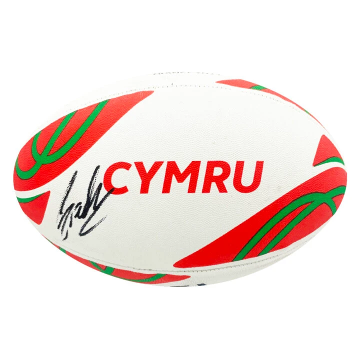 Signed Mason Grady Rugby Ball - Wales Autograph