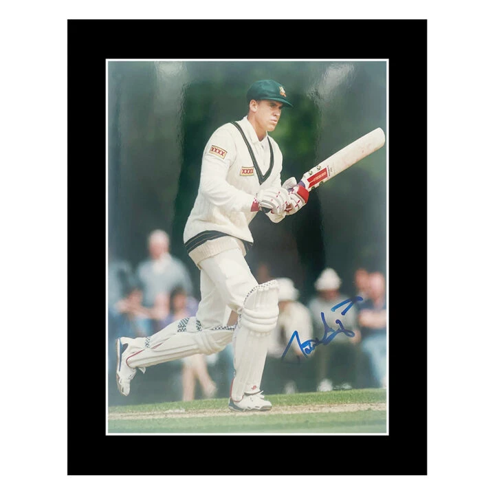 Signed Matthew Hayden Photo Display - 10x8 Australia Cricket Icon