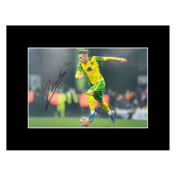 Signed Przemyslaw Placheta Photo Display 16x12 - Norwich City Autograph