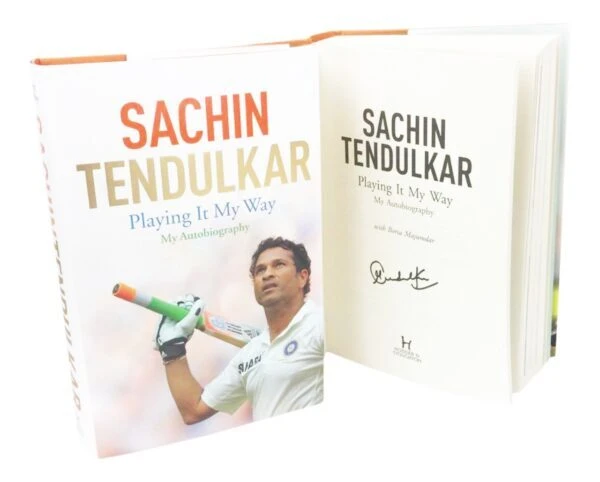 Autograph Sachin Tendulkar Book - Playing It My Way Autobiography