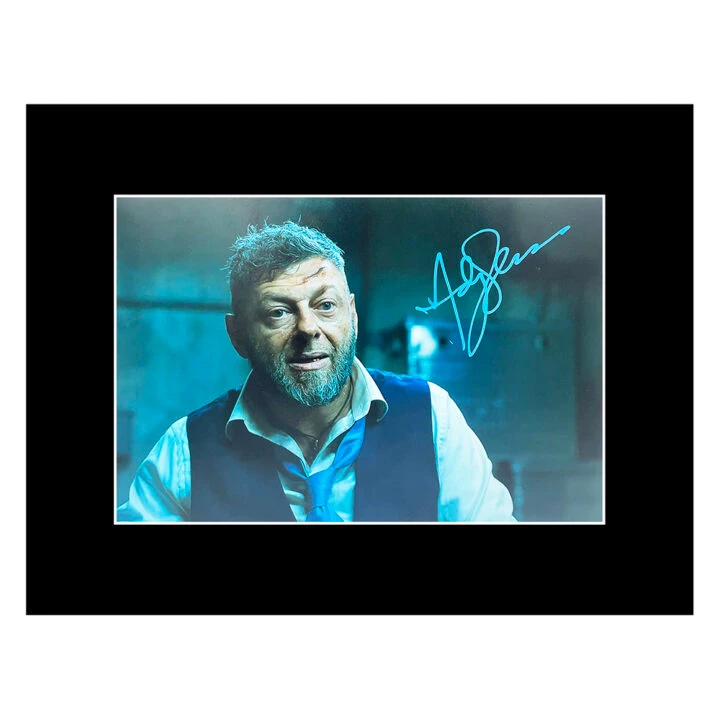Signed Andy Serkis Photo Display - 16x12 Black Panther Icon