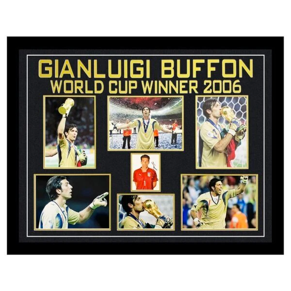 Signed Gianluigi Buffon Large Framed Display - World Cup Winner 2006