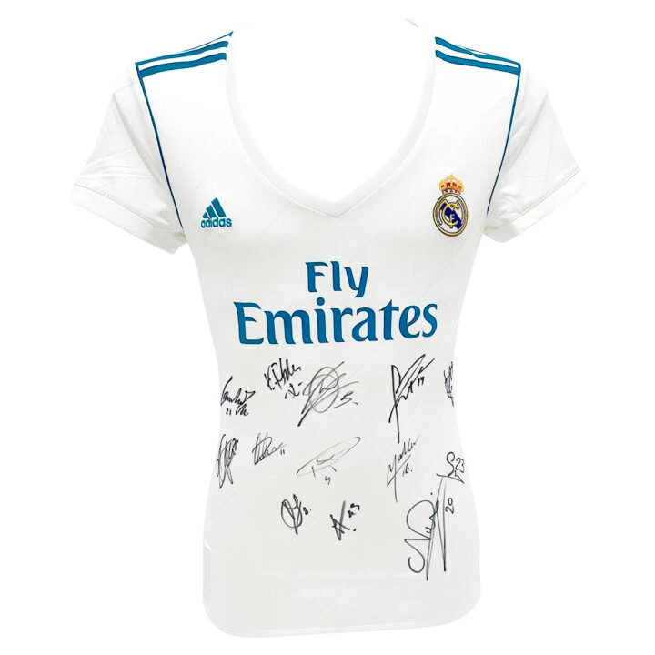 Signed Real Madrid Femenino Shirt - Liga F Squad Autograph