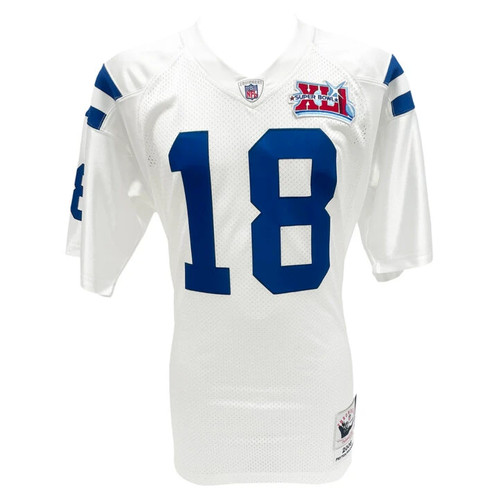 Unsigned Peyton Manning Indianapolis Colts Jersey - Super Bowl XLI Champion & MVP