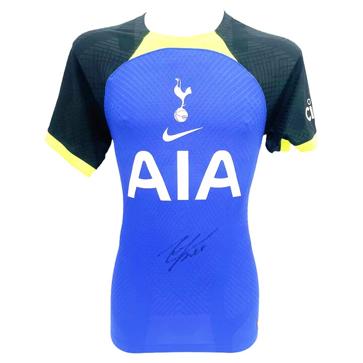 Cristian Romero Signed Shirt - Tottenham Hotspur Icon