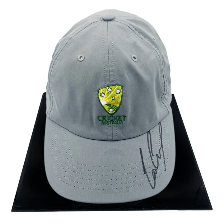 Signed Cameron Green Framed Hat - Australia Cricket Icon