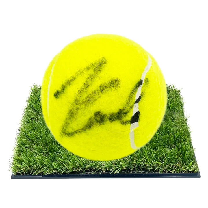 Signed Karolina Pliskova Framed Ball - Tennis Icon