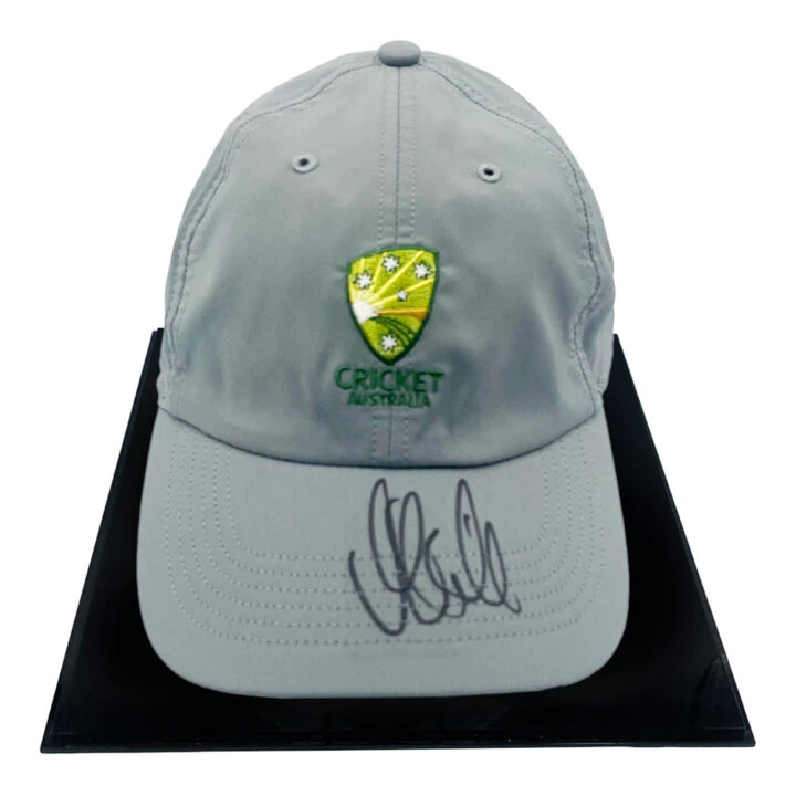 Signed Steve Smith Framed Hat - Australia Cricket Icon