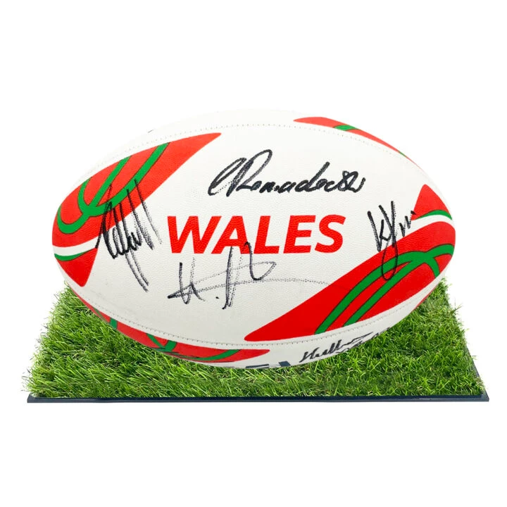 Signed Wales Framed Ball - Rugby World Cup 2023