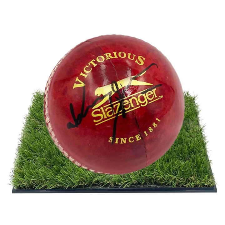 Umesh Yadav Signed Framed Ball - India Cricket Icon