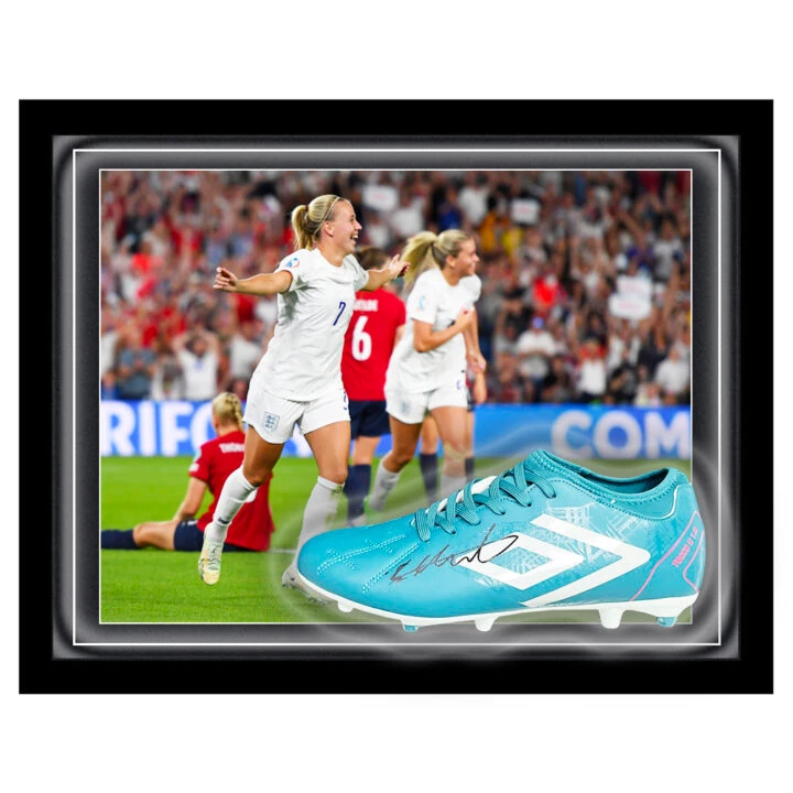 Signed Beth Mead Boot Framed Dome - Women's Euro 2022 Champion