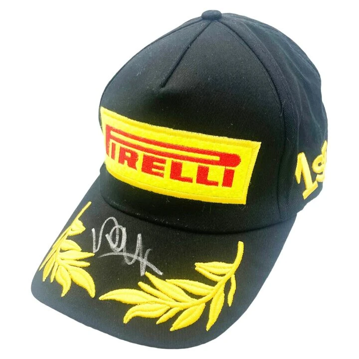 Signed Valentino Rossi Hat - MotoGP World Champion 2009