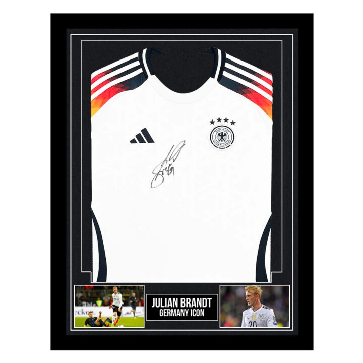 Signed Julian Brandt Framed Shirt - Germany Icon