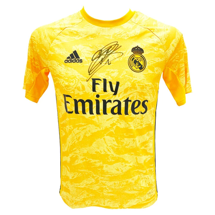 Signed Thibaut Courtois Shirt - Real Madrid La Liga Champion 2020