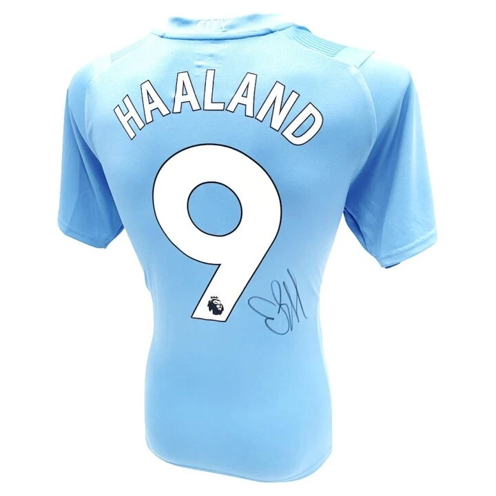 Signed Erling Haaland Shirt - Premier League Winner 2023/24