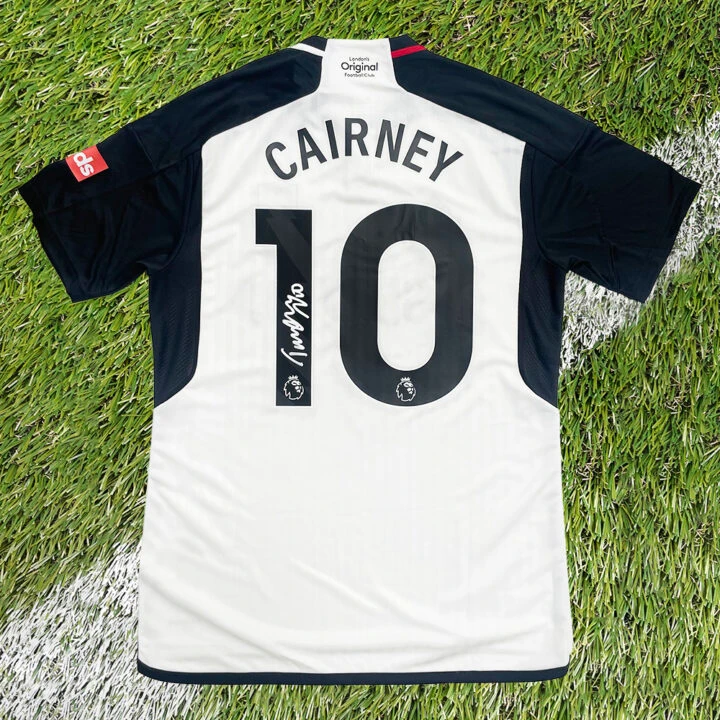 Signed Tom Cairney Shirt - Fulham Premier League 2023/24