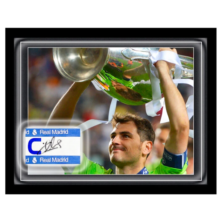 Signed Iker Casillas Armband Framed Dome - Champions League Winner 2014