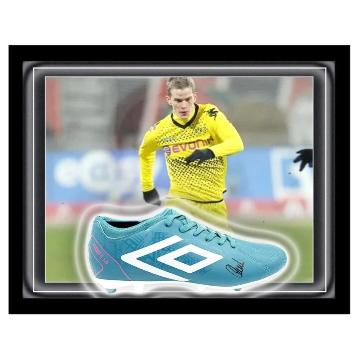 Signed Sven Bender Boot Framed Dome - Bundesliga Champion 2012