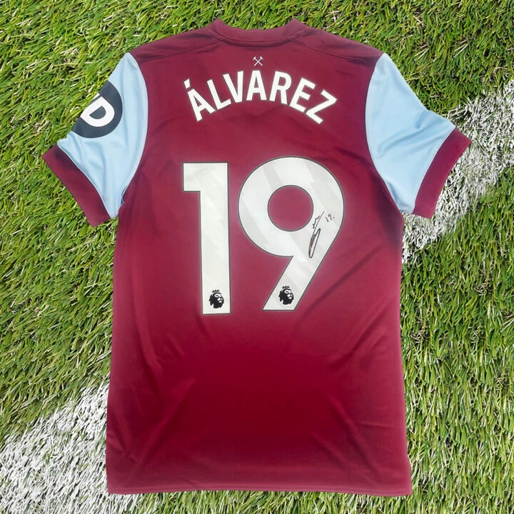 Signed Edson Alvarez West Ham United Shirt - Premier League 2023/24