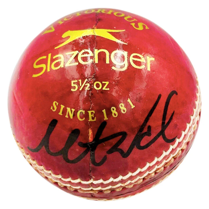 Signed Mark Wood Ball - Cricket World Cup Champion 2019