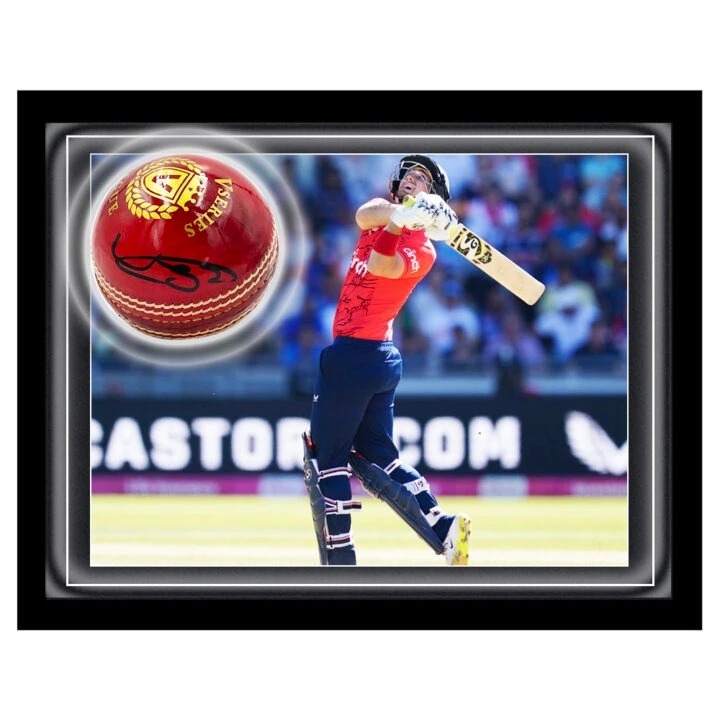 Signed Liam Livingstone Ball Framed Dome - T20 World Cup Winner 2022