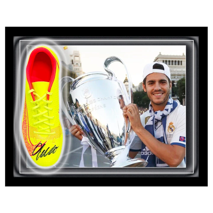 Signed Alvaro Morata Boot Framed Dome - Champions League Winner 2017