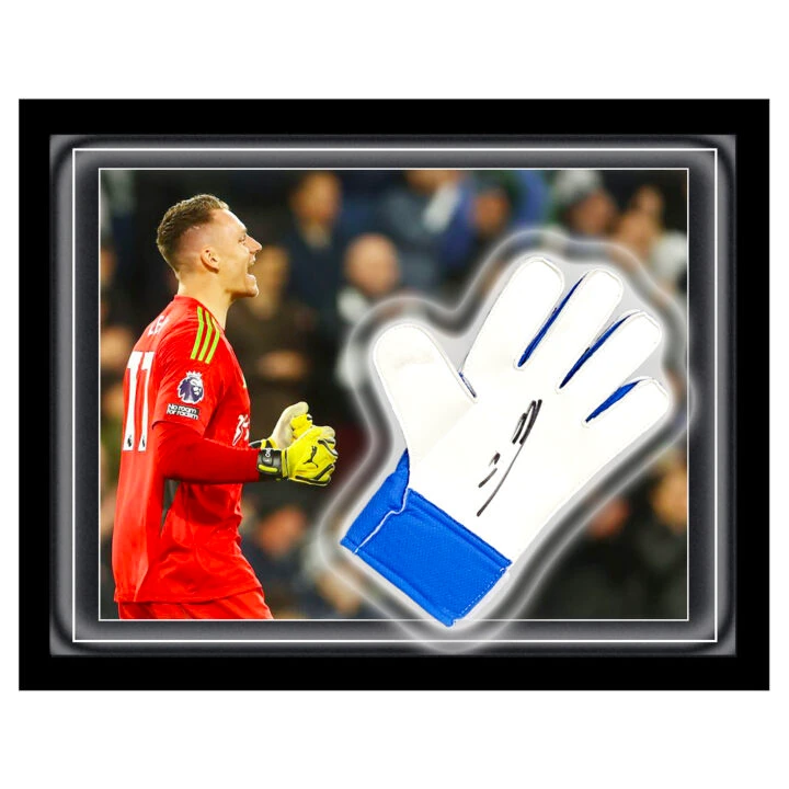 Signed Bernd Leno Glove Framed Dome - Fulham F.C. Icon