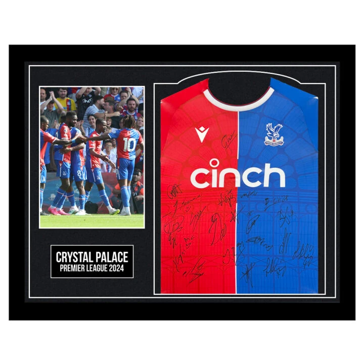 Crystal Palace F.C. Signed Framed Shirt - Premier League 2024