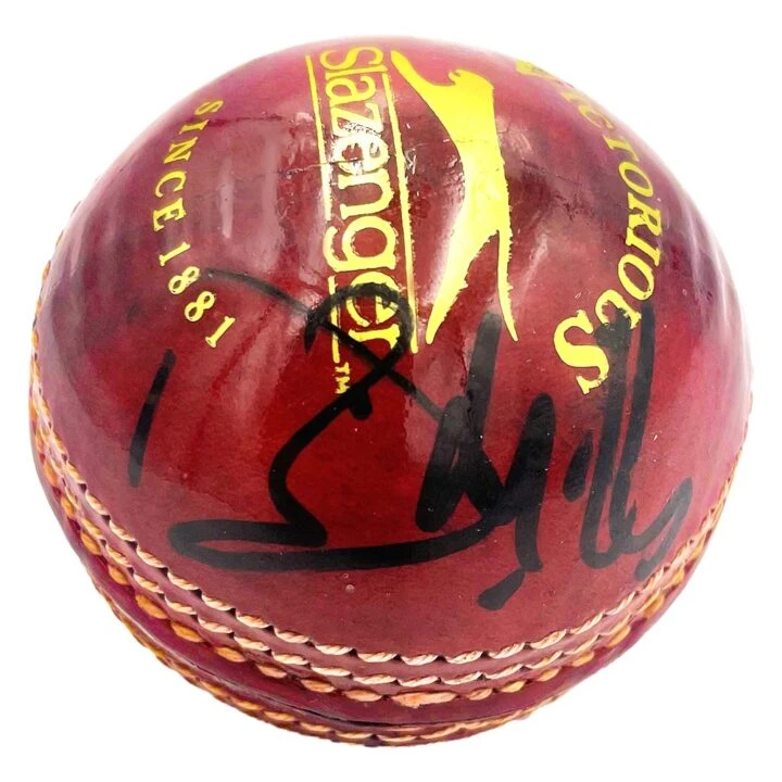 Signed David Miller Ball - Proteas Cricket Icon