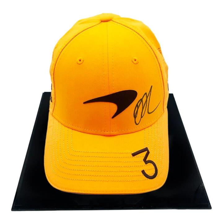 Signed Daniel Ricciardo Framed Hat - Formula 1 McLaren Icon