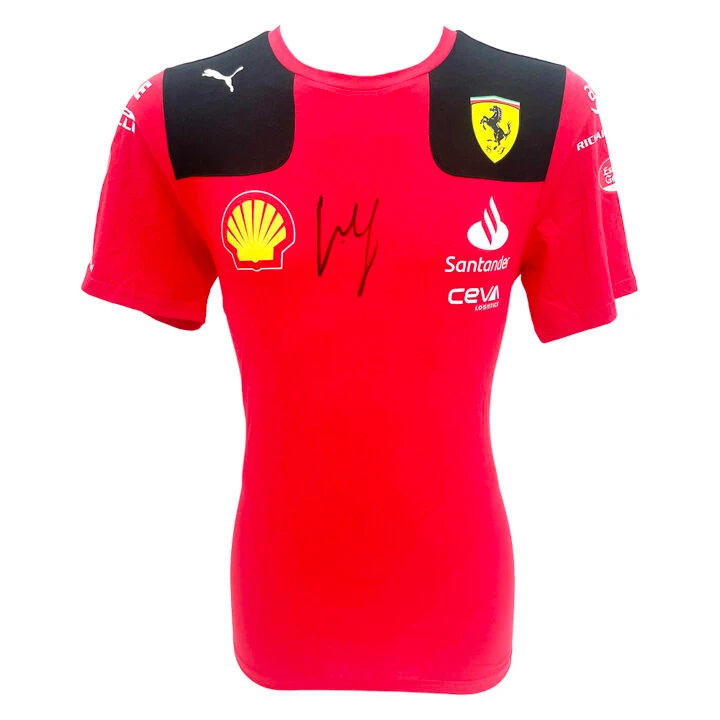 Signed Carlos Sainz Shirt - Australian Grand Prix Winner 2024