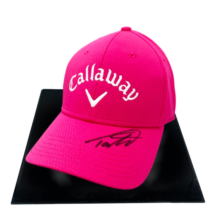 Signed Tommy Fleetwood Framed Hat - Golf Icon