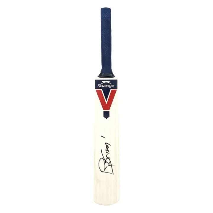 Signed R. P. Singh Mini Bat - India Cricket Icon