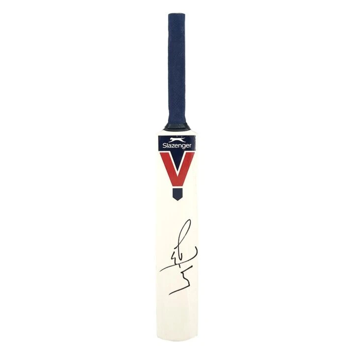 Signed Yuvraj Singh Mini Bat - India Cricket Icon