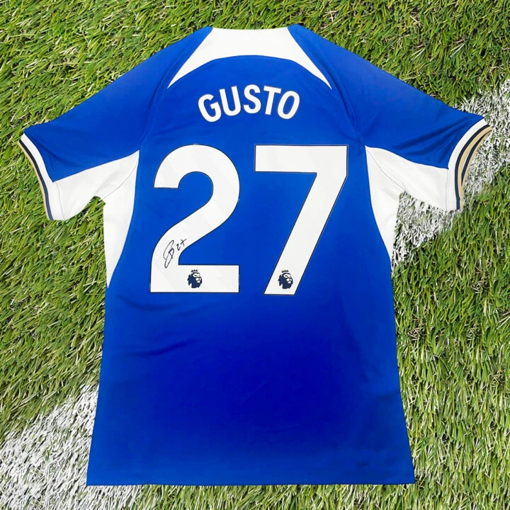 Signed Malo Gusto Shirt - Premier League 2024