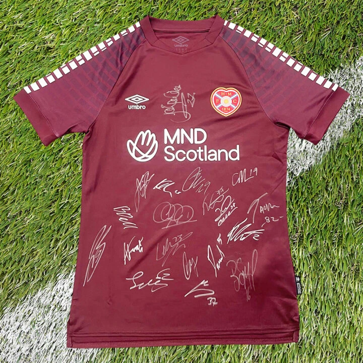 Signed Hearts Shirt - Scottish Premiership 2023/24