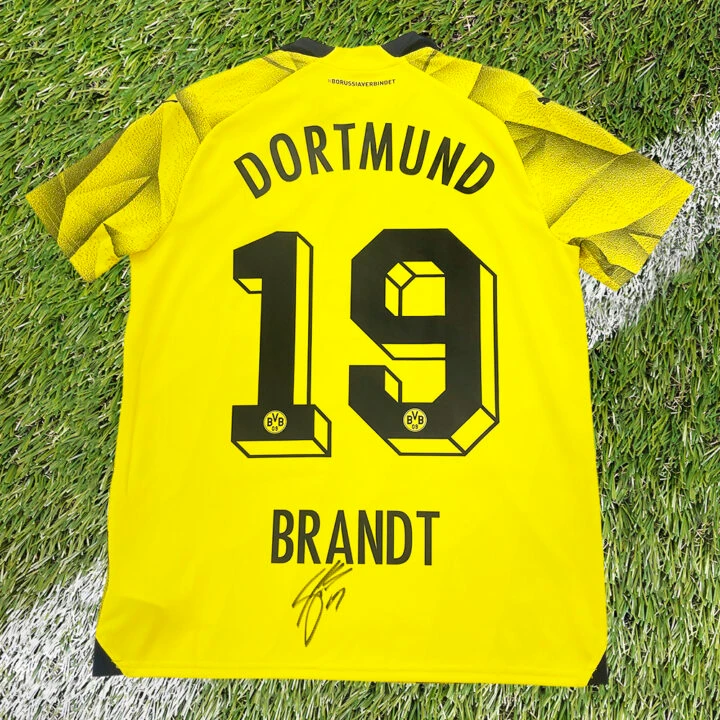 Signed Julian Brandt Shirt - Borussia Dortmund Icon