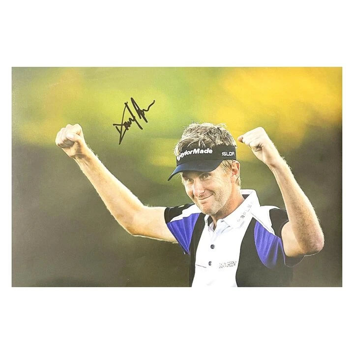 Signed David Lynn Poster Photo - 18x12 Golf Icon