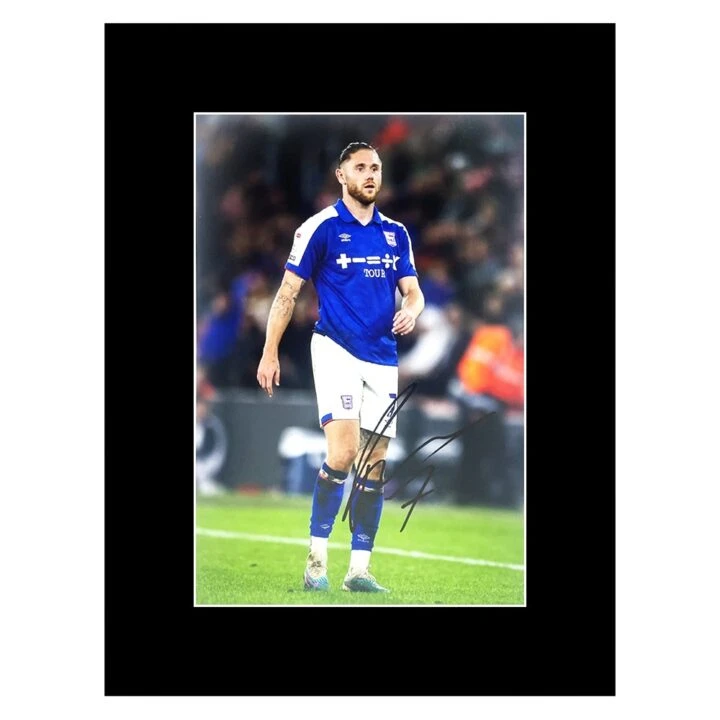 Signed Wes Burns Photo Display - 16x12 Ipswich Town Icon