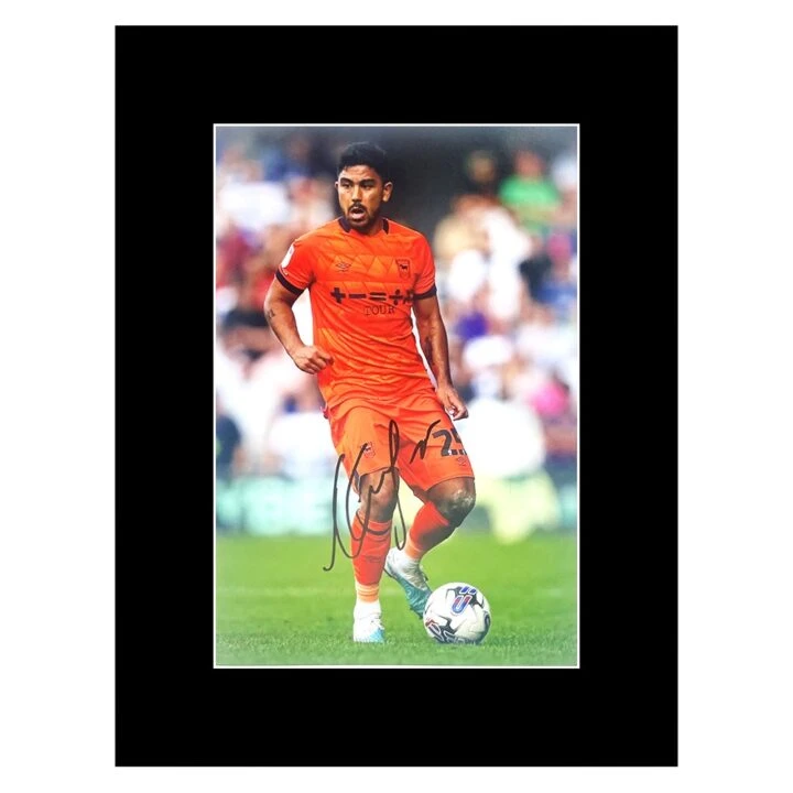 Signed Massimo Luongo Photo Display - 16x12 Ipswich Town Icon Autograph