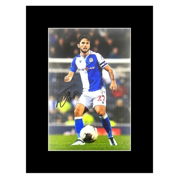 Signed Lewis Travis Photo Display - 16x12 Blackburn Rovers F.C.