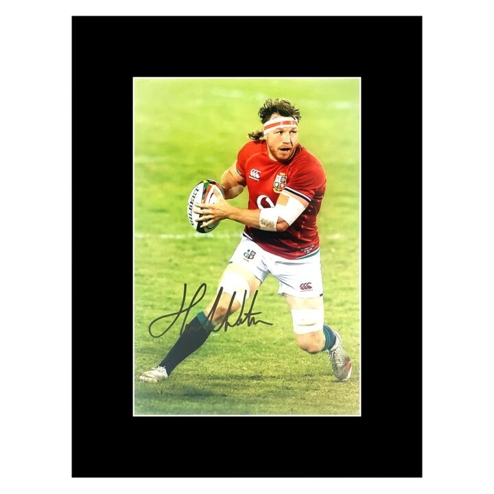 Signed Hamish Watson Photo Display - 16x12 British & Irish Lions Autograph