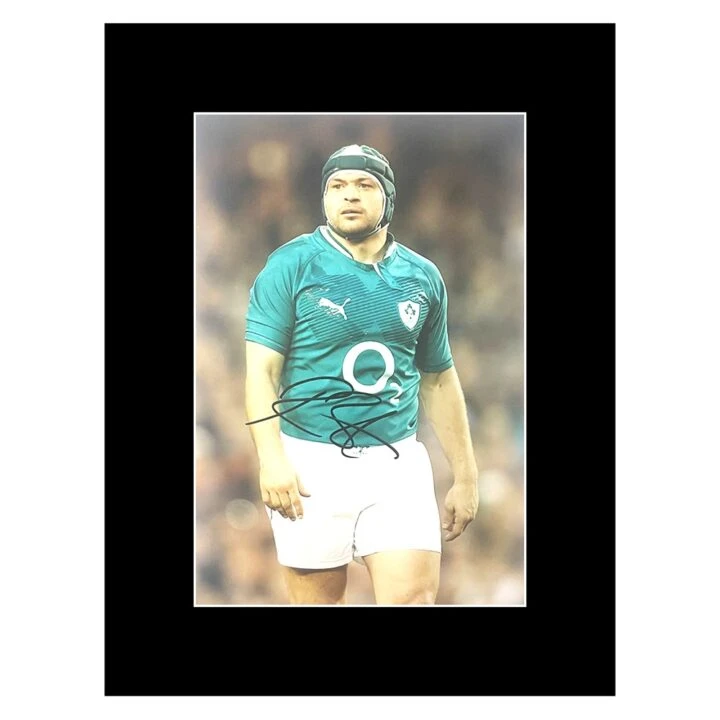 Signed Rory Best Photo Display - 16x12 Ireland Rugby Icon Autograph