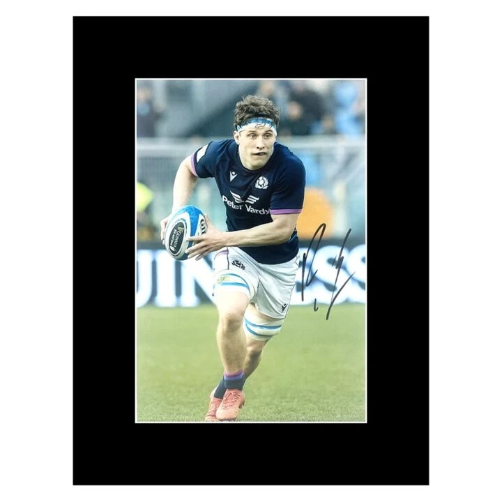 Signed Rory Darge Photo Display - 16x12 Scotland Rugby Icon