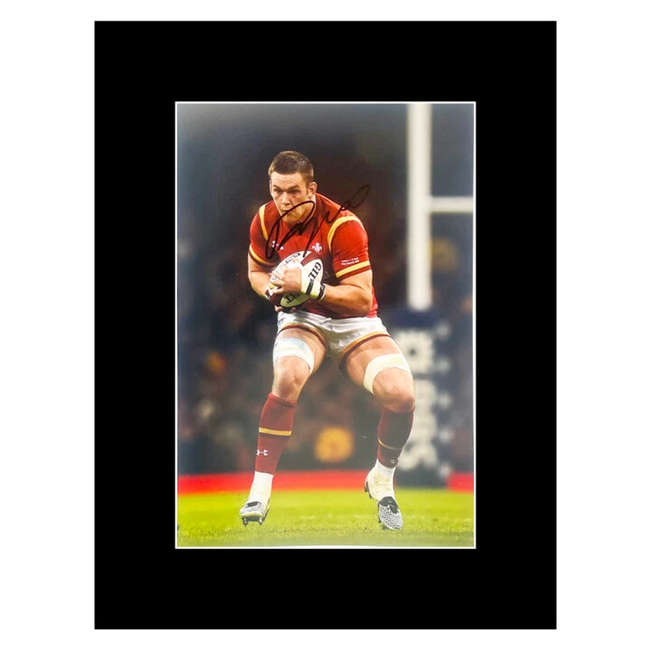 Signed Dan Lydiate Photo Display - 16x12 Wales Rugby Icon Autograph