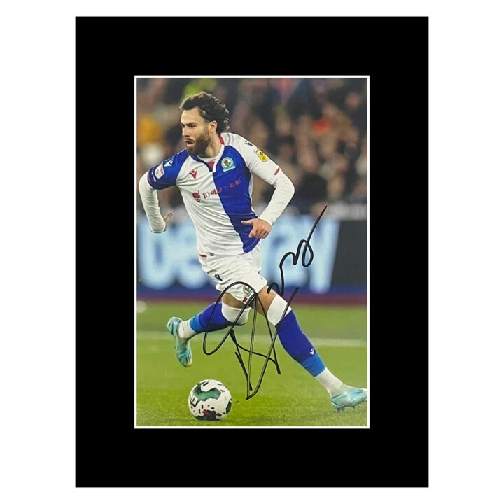 Signed Ben Brereton Diaz Photo Display - 8x6 Blackburn Rovers F.C. Icon