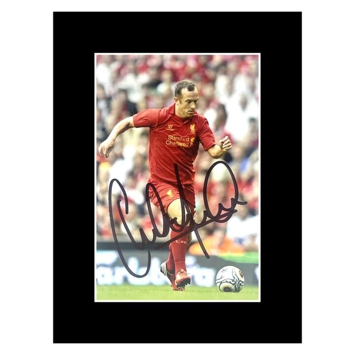 Signed Charlie Adam Photo Display - 8x6 Liverpool F.C. Icon