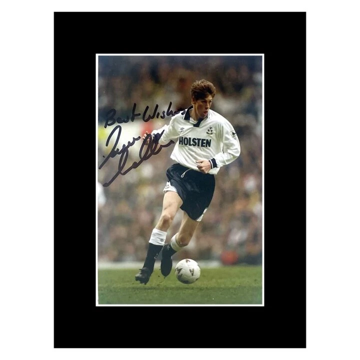 Signed Darren Anderton Photo Display - 8x6 Tottenham Hotspur Autograph