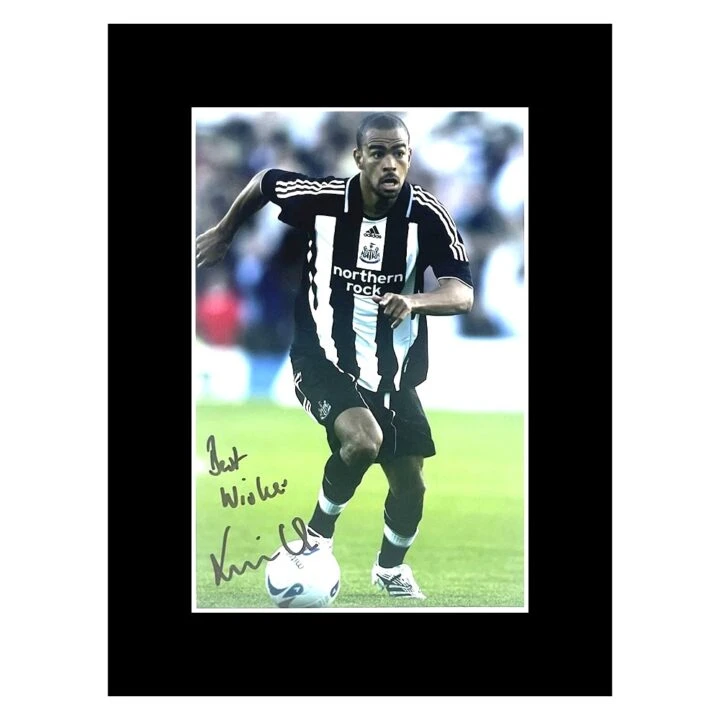 Signed Kieron Dyer Photo Display - 8x6 Newcastle United Autograph